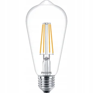 Żarówka Led E27 Filament Vintige Retro Philips 7W 2700K ciepła ozdobna - Żarówki LED - miniaturka - grafika 1