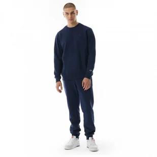 Męskie spodnie dresowe Champion Rochester Rib Cuff Pants - granatowe - CHAMPION - Spodnie sportowe męskie - miniaturka - grafika 1