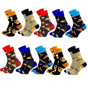 10x SKARPETY KOLOROWE MĘSKIE ŚMIESZNE SKARPETKI DŁUGIE BAWEŁNIANE 43-46 - Skarpetki męskie 10x SKARPETY KOLOROWE MĘSKIE ŚMIESZNE SKARPETKI DŁUGIE BAWEŁNIANE 43-46 - Skarpetki męskie - miniaturka - grafika 1
