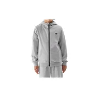 Bluzy dla chłopców - Chłopięca bluza 4F zapinana z kapturem sportowa TSWSM0926-27M - miniaturka - grafika 1
