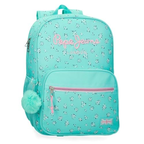 Pepe Jeans Nora Plecak szkolny adaptacyjny do wózka niebieski 30x39x12 cm Poliester by Joumma Bags