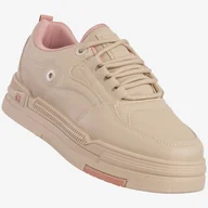Sneakersy damskie - Sneakersy Damskie BIG STAR Sportowe Buty Casual Beżowe RR274A280 Beżowy 41 - miniaturka - grafika 1