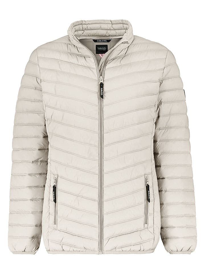 Sublevel Kurtka pikowana w kolorze kremowym