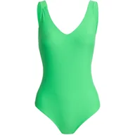 Stroje kąpielowe - Kostium kąpielowy damski 4F F026 zielony neon 4FSS23USWSF026 41N S - miniaturka - grafika 1