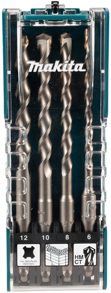 Makita SDS-PLUS TCT DRILL BIT SET 4-PCS
