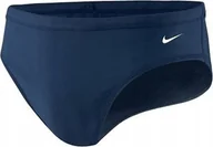 Kąpielówki męskie - Nike Kąpielówki dziecięce Poly Solid Brief r. M - miniaturka - grafika 1