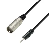 Akcesoria do nagłośnienia - Adam Hall K3 BWM 0300 - Audio Cable 3.5 mm Stereo Jack male na XLR male, 3 m K3BWM0300 - miniaturka - grafika 1