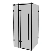 Kabiny prysznicowe - Kabina prysznicowa uchylna Ferra 80 x 90 Wellneo - miniaturka - grafika 1