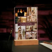 Ramki na zdjęcia - Lampka ramka L z wydrukiem na szkle akrylowym i podświetleniem LED - miniaturka - grafika 1