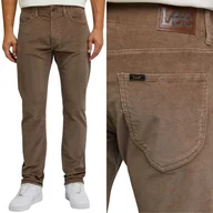 Spodnie męskie - Lee SLIM FIT MVP Extreme Motion Coventry DOPASOWANE SZTRUKSY W32 L32 - miniaturka - grafika 1