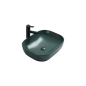 Umywalki - Mexen Rosa umywalka nablatowa 50 x 40 cm zielona ciemna mat - 21095047 - miniaturka - grafika 1