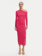 Sukienki - Rinascimento Sukienka koktajlowa CFC0122524003 Różowy Slim Fit - miniaturka - grafika 1