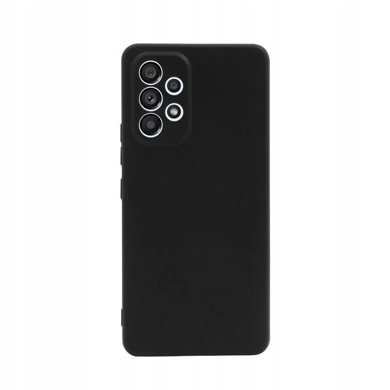 Etui Jelly Case MATT do Samsung Galaxy A53 5G czar Pokrowiec Case Obudowa ochronna