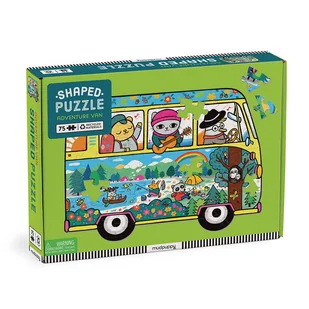 Mudpuppy Puzzle konturowe Van podróżniczy 75 elementów 5+ - Puzzle - miniaturka - grafika 1