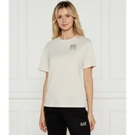 Koszulki i topy damskie - EA7 T-shirt Regular Fit - miniaturka - grafika 1