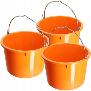 Wiadro budowlane Kanan 20L, pomarańczowe 3 szt. - Wiadra i kastry budowlane - miniaturka - grafika 1