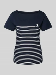 T-shirt o kroju regular fit z czystej bawełny - Koszulki i topy damskie - miniaturka - grafika 1