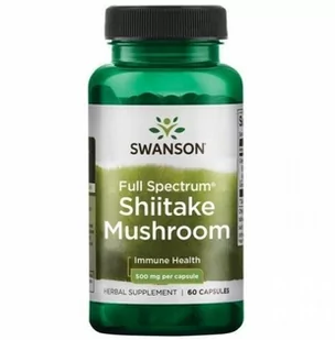 Full Spectrum Shiitake Mushroom 500 mg (60 kaps.) - Suplementy diety - miniaturka - grafika 1
