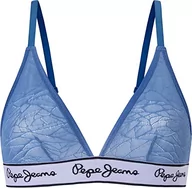 Biustonosze - Pepe Jeans Damski biustonosz siatkowy, Dulwich niebieski, L, Dulwich Blue, L - miniaturka - grafika 1