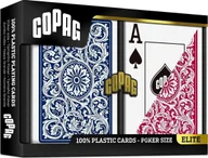 Gry karciane - Karty do pokera Copag blue/red 2szt EDUKAMP - miniaturka - grafika 1