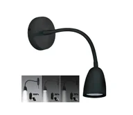 Lampy ścienne - Brilagi - LED Lampka ścienna ściemnialna LED/4W/230V czarny - miniaturka - grafika 1