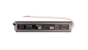 GTV Zasilacz LED wodoodporny 36W IP67 DC 12V LD-WZA36W-NW LD-WZA36W-NW - Akcesoria do oświetlenia - miniaturka - grafika 1