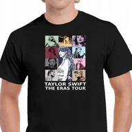 Koszulki męskie - P175 KOSZULKA MĘSKA TAYLOR SWIFT ERAS TOUR MUZYCZNA KONCERT CZARNA XL - miniaturka - grafika 1