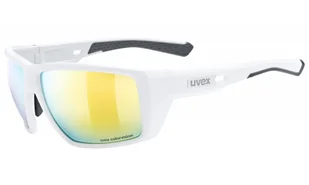 Okulary przeciwsłoneczne Uvex MTN Venture CV - white matt/mirror yellow - Okulary przeciwsłoneczne - miniaturka - grafika 1