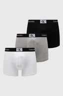 Majtki męskie - Calvin Klein Underwear bokserki 3-pack męskie kolor szary - miniaturka - grafika 1