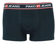 Majtki męskie - Bokserki majtki męskie bawełna MILTON granat XL - miniaturka - grafika 1