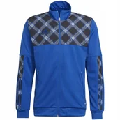 Bluzy męskie - Bluza męska adidas Tiro Track niebieska HN5514 S - miniaturka - grafika 1