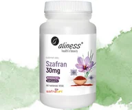 Suplementy naturalne - SZAFRAN Safrasol 30mg ALINESS 90 tabletek vege - miniaturka - grafika 1