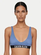 Stroje kąpielowe - Calvin Klein Swimwear Góra od bikini LV00Q61211 Niebieski - miniaturka - grafika 1