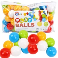 Zabawki interaktywne dla dzieci - Zestaw Kolorowych Piłek Piłeczek Kulek Do Suchego Basen Dla Dzieci  75Elem 8874 - miniaturka - grafika 1