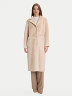 Płaszcze damskie - Rinascimento Płaszcz przejściowy CFC0122205003 Biały Regular Fit - miniaturka - grafika 1