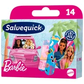 Apteczki i materiały opatrunkowe - Salvequick Barbie, plastry, 14 sztuk - miniaturka - grafika 1