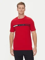 Koszulki męskie - Tommy Hilfiger T-Shirt Chest Insert MW0MW36498 Czerwony Regular Fit - miniaturka - grafika 1
