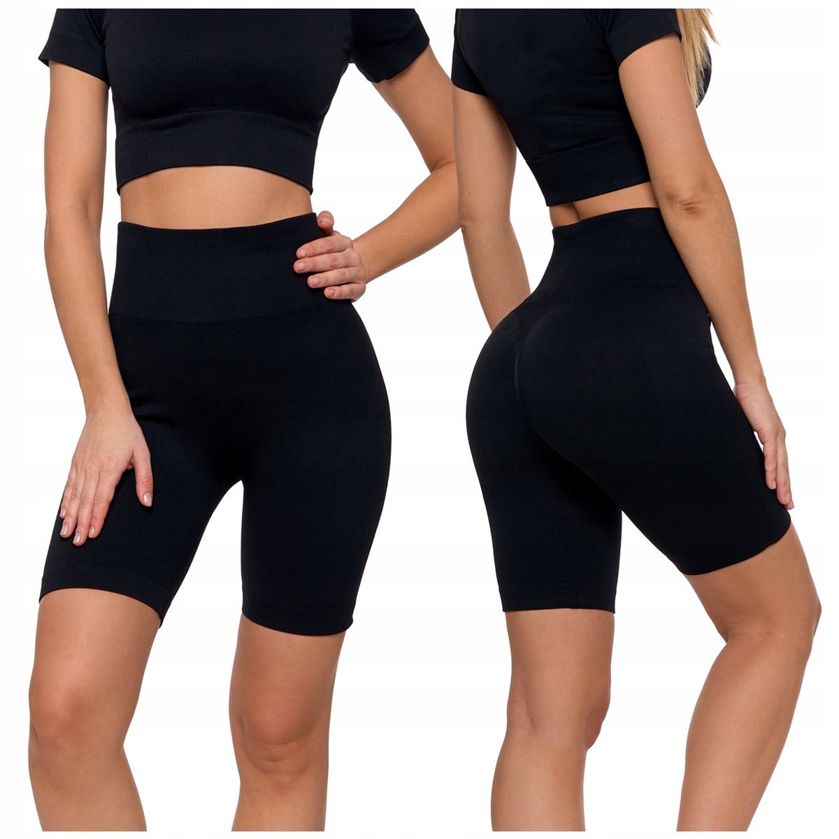 Legginsy KOLARKI Krótkie SPODENKI SZORTY DAMSKIE MORAJ Push-up r. S/M