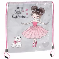 Worki na buty - Starpak Worek szkolny na ramię Balerina pastelowy 486121 - miniaturka - grafika 1