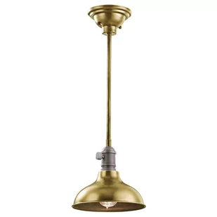 Elstead Lighting Plafon LAMPA sufitowa KL/COBSONTRIO BR KICHLER industrialna OPRAWA metalowa mosiądz - Lampy sufitowe - miniaturka - grafika 1