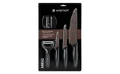 Noże kuchenne - Kpl. noży z ostrzałką i obieraczką Arras Ambition - miniaturka - grafika 1