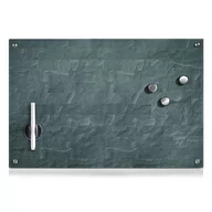 Tablice i flipcharty - Szklana tablica magnetyczna STONEWALL + 3 magnesy 60x40 cm ZELLER B00L7WTBVY - miniaturka - grafika 1