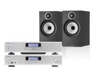 Zestawy stereo - Rotel A12 MKII (srebrny) + CD14 MKII (srebrny) + 606 S3 (czarny) - miniaturka - grafika 1