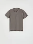 Koszulki dla chłopców - Reserved - T-shirt polo - beżowy - miniaturka - grafika 1