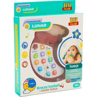 Zabawka edukacyjna HH POLAND Telefon Lunar DM545373 - Zabawki interaktywne dla dzieci - miniaturka - grafika 1