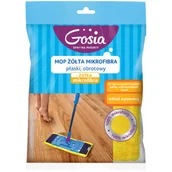 Miotły, szufle, mopy - Politan Mop żółta mikrofibra GOSIA, zapas, 1 szt. - miniaturka - grafika 1