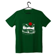 Odzież do sportów motorowych - T-shirt koszulka Honda Civic VI JDM zielona-4XL - miniaturka - grafika 1