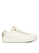 Trampki damskie - Converse Trampki Chuck Taylor All Star Lift Platform Buckle A11866C Biały - miniaturka - grafika 1