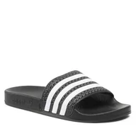 Klapki i japonki damskie - Adidas Klapki adilette 280647 Black1/Wht/Black1 - miniaturka - grafika 1