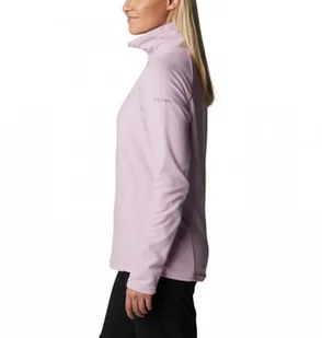 Damski polar nierozpinany bez kaptura COLUMBIA Glacial IV Half Zip - fioletowy - Koszulki sportowe damskie - miniaturka - grafika 1